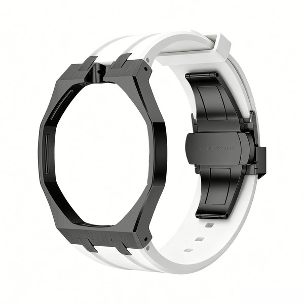 Black stainless steel case with silicone strap for the Royal Pop 40mm — Royal Pop Style