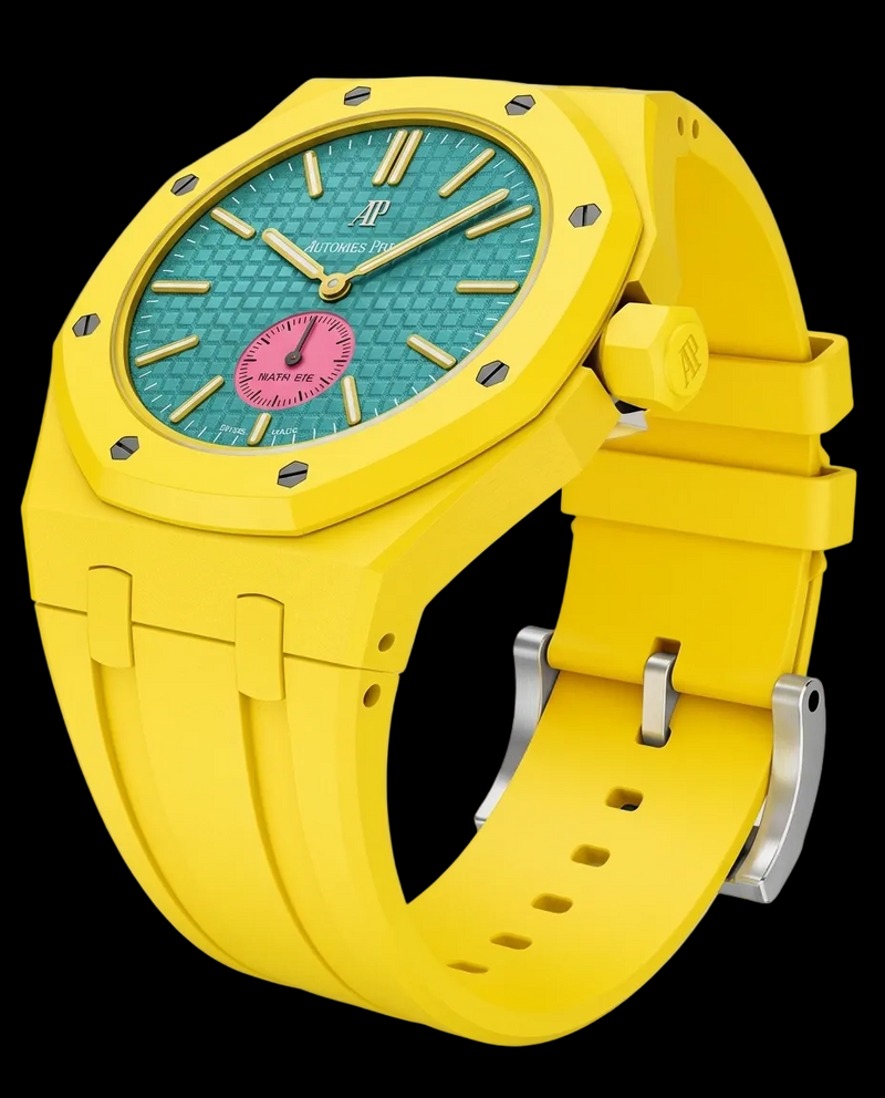 Royal Pop Style silicone bioceramic sport bracelet for Swatch x Audemars Piguet Royal Pop 40mm