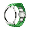 Royal Pop Style silver steel case and silicone strap — Royal Pop 40mm accessory
