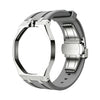 Royal Pop Style silver steel case and silicone strap — Royal Pop 40mm accessory
