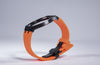 Black Royal Pop 40mm case mod with stainless steel folding clasp and silicone strap