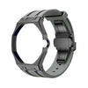 Royal Pop Style black steel case and silicone strap — Royal Pop 40mm accessory