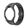 Royal Pop 40mm full steel case kit — octagonal bezel with integrated link bracelet