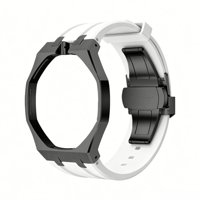 Black stainless steel case with silicone strap for the Royal Pop 40mm — Royal Pop Style