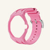 Pink silicone bracelet for the Royal Pop 40mm watch — soft hypoallergenic sport strap — Royal Pop Style