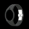 Black bioceramic bracelet for the Royal Pop 40mm watch — premium scratch-resistant high-gloss strap — Royal Pop Style