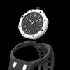 Two-tone black & white bioceramic bracelet for the Royal Pop 40mm watch — high-gloss finish detail — Royal Pop Style
