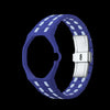 Two-tone dark blue & light blue bioceramic bracelet for the Royal Pop 40mm watch — premium high-gloss strap — Royal Pop Style