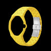 Yellow bioceramic bracelet for the Royal Pop 40mm watch — vivid UV-stable premium strap — Royal Pop Style