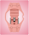 Pink silicone bracelet for Swatch x AP Royal Pop 40mm - Royal Pop Style
