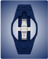 Navy bioceramic bracelet for Swatch x AP Royal Pop 40mm - Royal Pop Style
